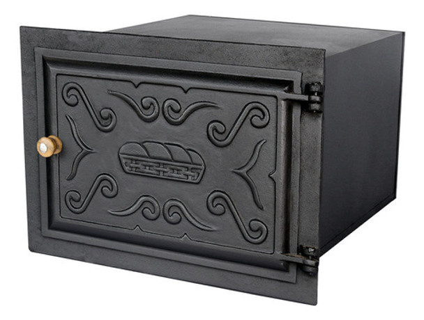 Forno Ferro Grande Quadrado Frente Fundido Caixote 2,2mm 0