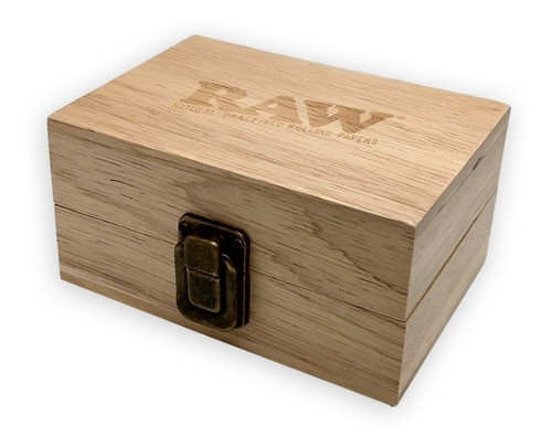 Raw Caja De Madera Para Guardar - Silver Growshop 0