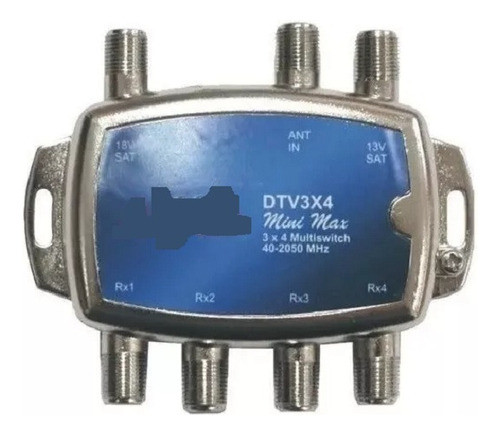 Multiswitch 3x4 40-2150mhz Mini Max Compatible Con Dtv3x4 0
