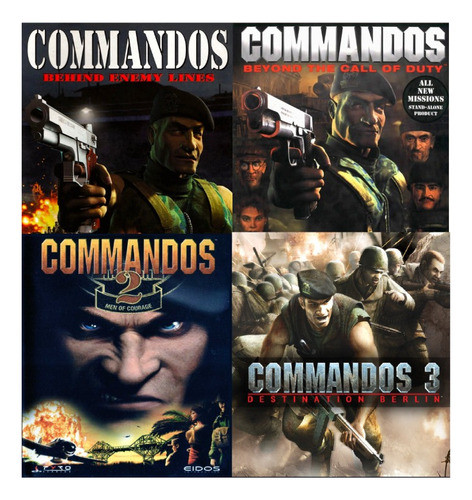 Commandos 1 2 Y 3 Español Pc Digital Tenelo Hoy 0