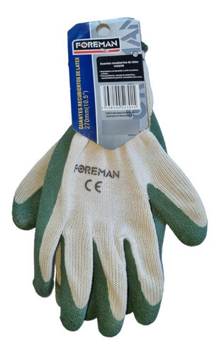 Guantes Recubiertos De Latex Foreman270mm 10.5  Queoferta.uy 0