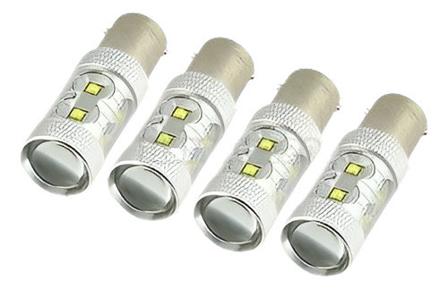 4pcs Puro Blanco 1156 60w Xbd Cree Led Bombillas Super Brill 0