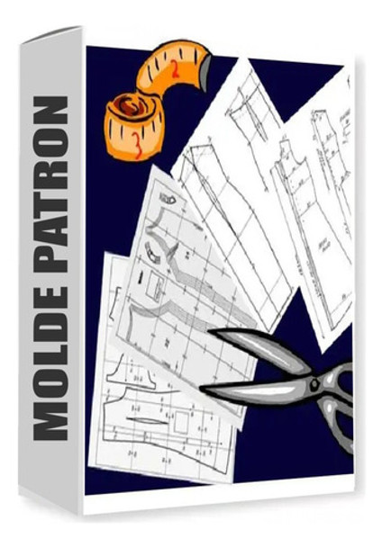 Molde Digital Palazzo Denim Patron Pack Talles S A Xxl 0