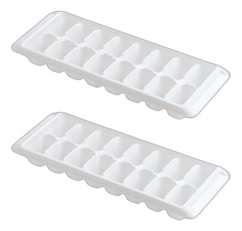 Kitch Bandeja Para Cubos De Hielo Blanco De Facil Liberacir 0