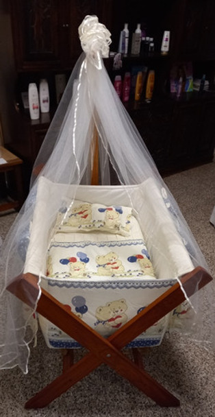 Catre Cuna Con Pie De Madera 0