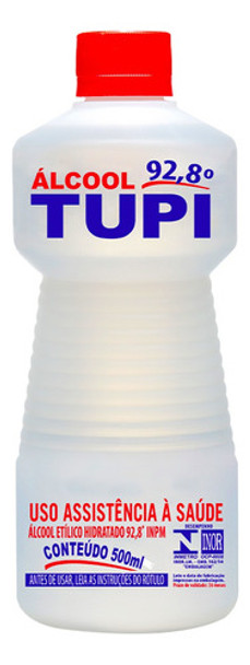 Álcool Líquido 92,8% 500 Ml Neutro Higiene Limpeza Profunda 0