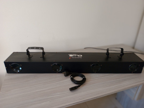 Luces Barral Led Efectos - 4 Bocas  Rgb + Caja Mdf 0