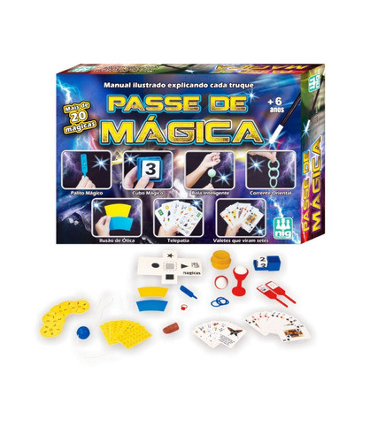Passe De Mágica 20 Truques Com Tutorial - Nig Brinquedos 0
