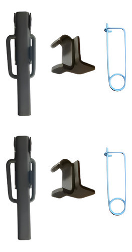 2 Conjunto Basculante Dobradiça + G + Trava P/ Tampa Caçamba 0