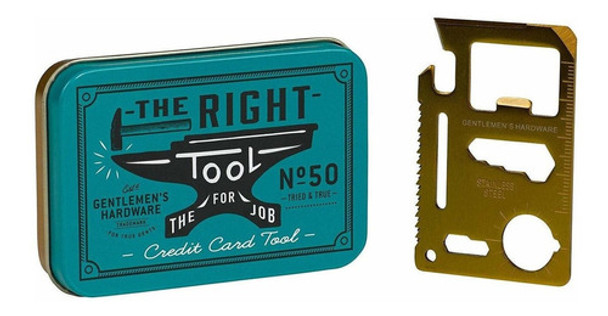 Gentlemen's Hardware Herramienta Tamaño Tarjeta De Crédit 0