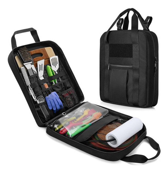 Organizador De Utensilios Portátil Para Campamento Con Espac 0