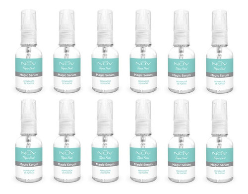 Kit X 12 Magic Serum Reparador De Puntas Nov X 50ml 0
