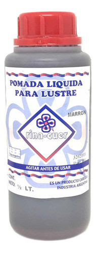 Pomada Líquida Para Lustre Rina Cuer 500cc. Negro 0