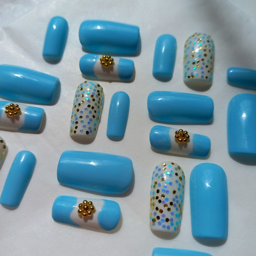 Press On Nails Argentina - Set X 20 Con Kit De Colocación 0