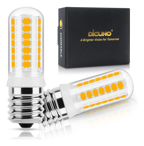 Dicuno Bombilla Led E17 Regulable, Bombillas Para Horno Mic. 0