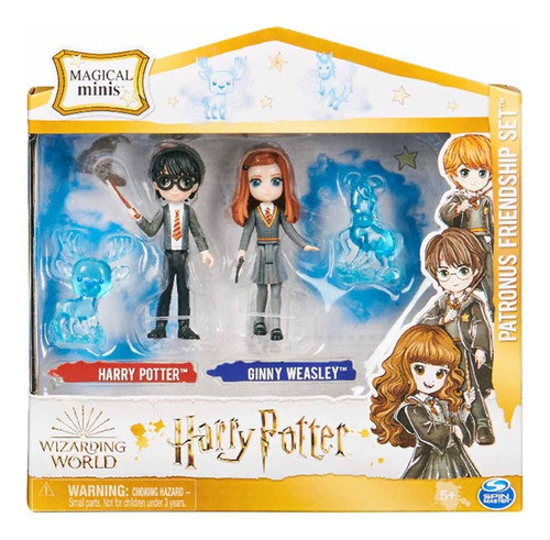Set Muñecos X 2 Blister Harry Potter Y Ginny Figuras 0