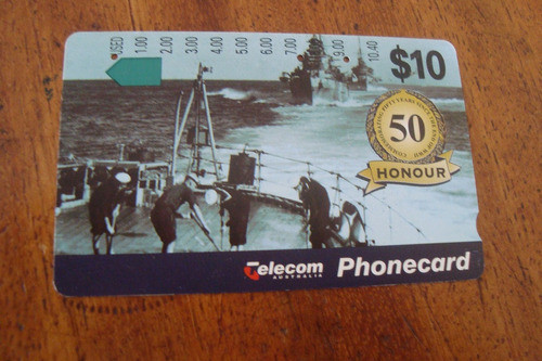 Cartao Australia Telecom Tamura / Navios Fim Segunda Guerra 0