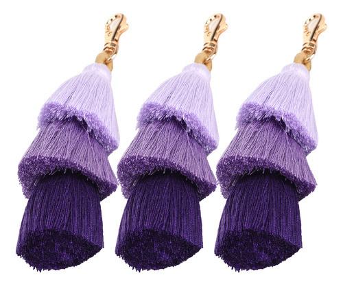 Chaveiro De Estilo Boêmio, 3 Peças, Pendente Elegante Com Bo 0