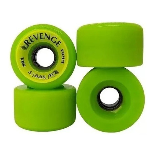 Roda Revenge 70mm 80a Verde Aspera - Skate Longboard 0 Roda Revenge 70mm 80a Verde Aspera - Skate Longboard 0