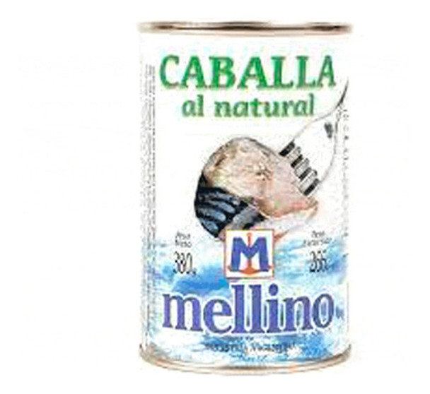 Pack X 12 Caballa Mellino Al Natural X 380 Grs 0