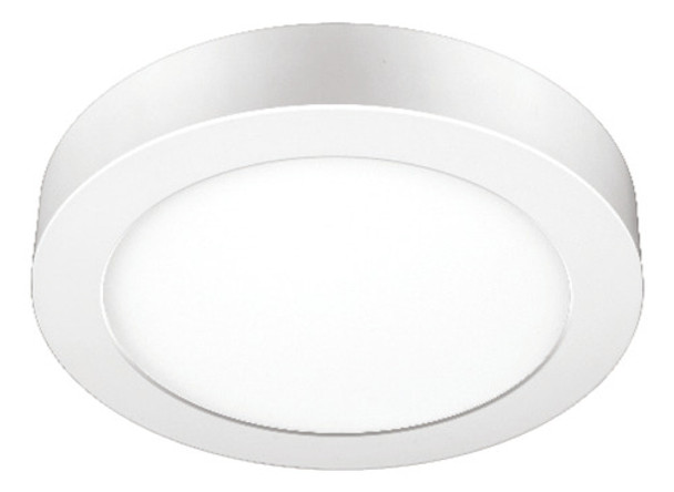 Luminária Painel Led Sobrepor Redonda 18w 6500k Fria Elgin 0