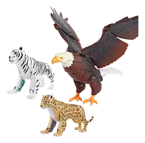 K 3 Peças De Transformação Realista Águia Elefante 0