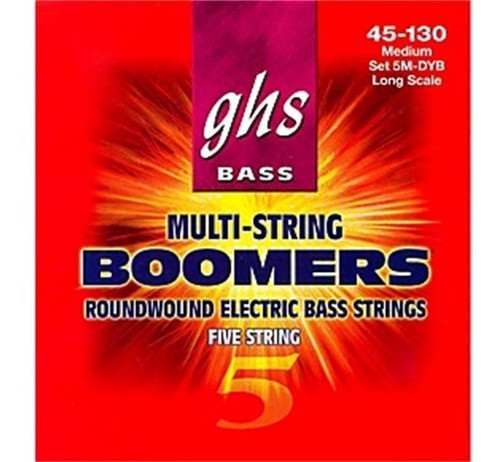 Encordado Para Bajo Ghs 5 Cuerdas 5mdyb 45-130 37,25  Wind 0