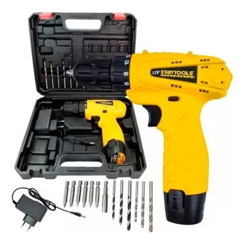 Kit Parafusadeira Acessórios Maleta 12 Bivolt Startools 0