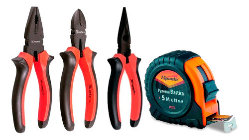 Kit Jogo De Alicates Mtx  + Trena Emborrachada 0