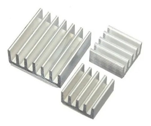 Kit 10x Dissipadores De Calor Para Raspberry Pi 3 pi3 B E B+ 0