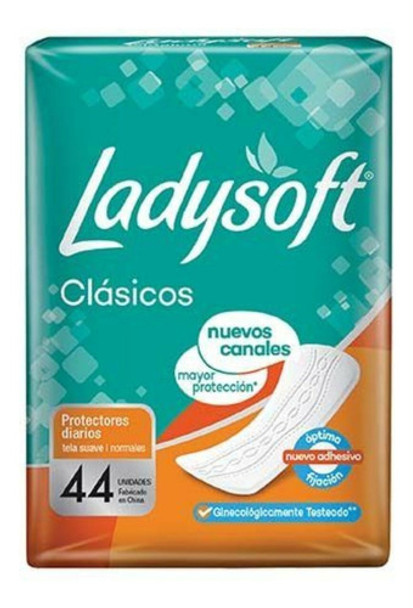Protectores Diarios Ladysoft Clasico X44 Unidades 0 Protectores Diarios Ladysoft Clasico X44 Unidades 0