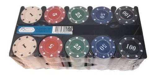 Repuesto Fichas Numeradas 200 Poker Fichero / Alberico Magic 0