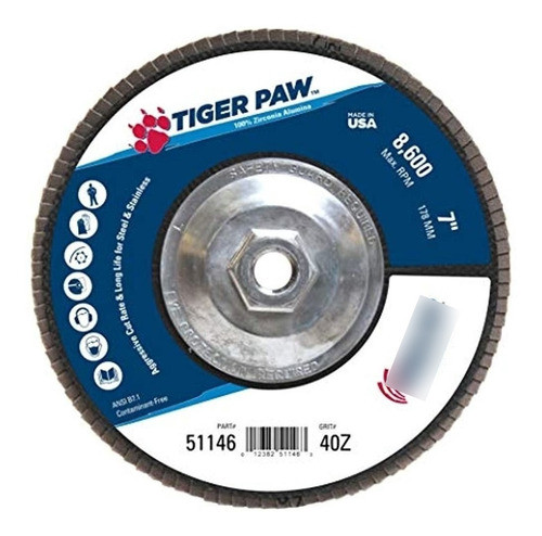 Weiler 51146 Pata De Tigre De Alto Rendimiento Disco De Alet 0