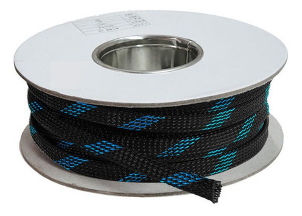 Malha Náutica Expansiva 28 Mm Preto/ Azul (25 M) 0