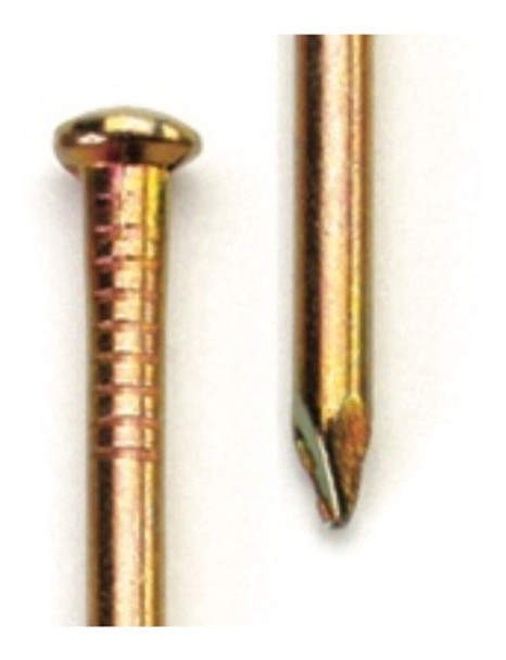 Clavo De Acero -gota De Sebo-amarillo- 2,50x25mm X100un 0