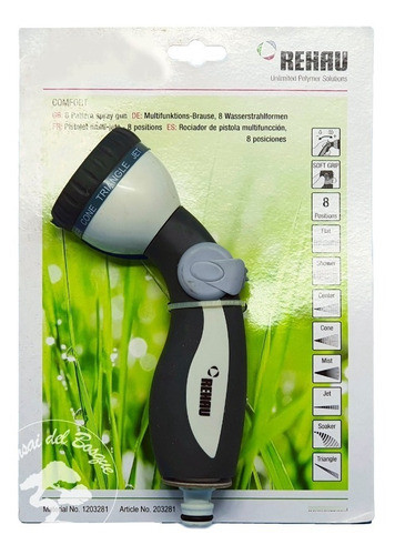 Pistola Multifunción - 8 Posiciones - Linea Comfort - Rehau 0