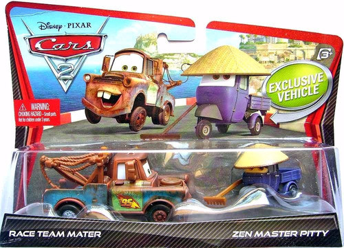 Disney Cars Pixar Race T Mater & Zen Master Pitty Bunny Toys