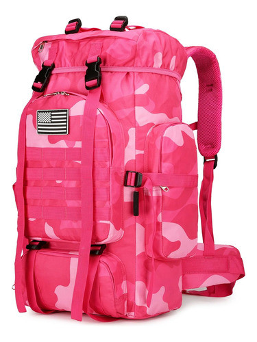 Mochila De Senderismo W Wintming 45l Rosa Tipo Tactica 0