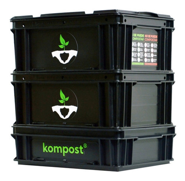Compostera Urbana Balcón Domiciliaria Compost 30 L Kompost F 0