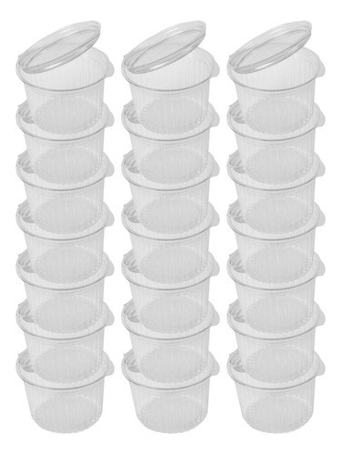 Embalagem Plástica Pote Bolo Redondo Bp771 450ml 100 Un Full 0