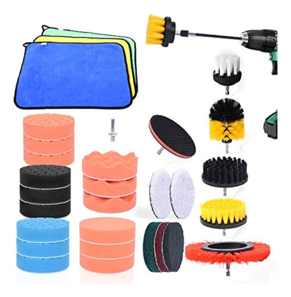 33 Piezas De Almohadillas De Pulido Juego De Accesorios De E 0