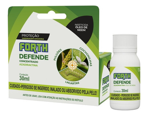 Forth Defende 30ml Óleo De Neem Concentrado 0