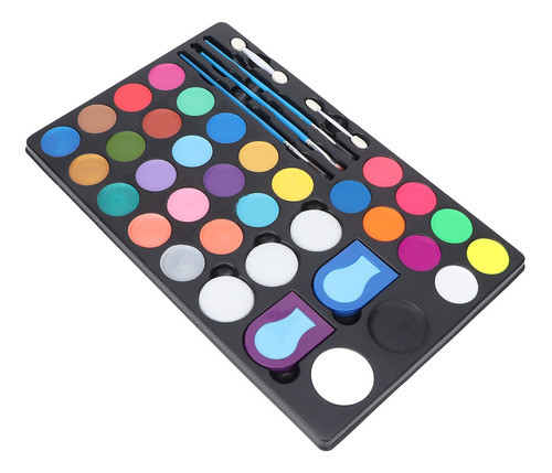 Kit De Pintura De Maquiagem Não Tóxico Para Pintura Facial C 0