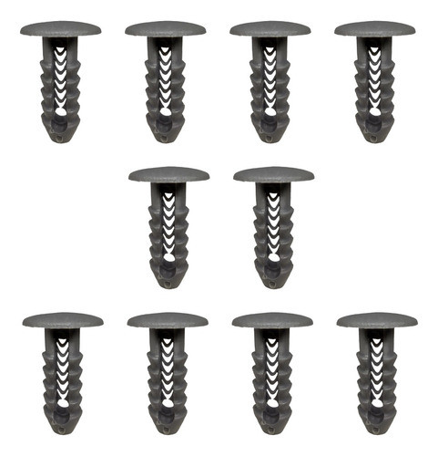 Clip Grampa Traba Tapizado Panel Peugeot Gris Claro X10 0