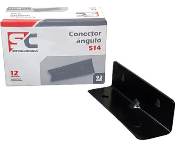 12 Soportes Ménsula Largo P/ Tirantearía Techo Angulo 93mm 0