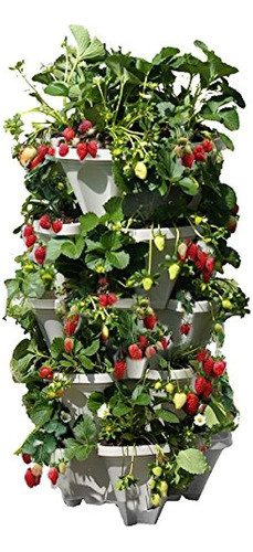 Mr Stacky Jardinera Vertical Con 5 Niveles Interior Y Exteri 0