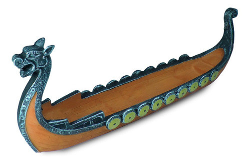 Incensário Canoa Viking Dragão Berkat Sku 303008 0
