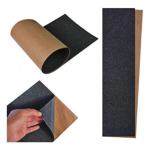 Lixa Para Skate Emborrachada Importada Com Microfuros 0