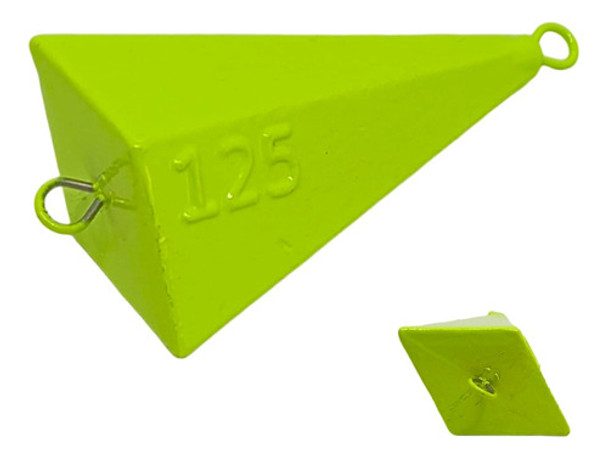 Chumbada Colorida 125gr - Pirâmide Duplo Engate Competition 0 Chumbada Colorida 125gr - Pirâmide Duplo Engate Competition 0