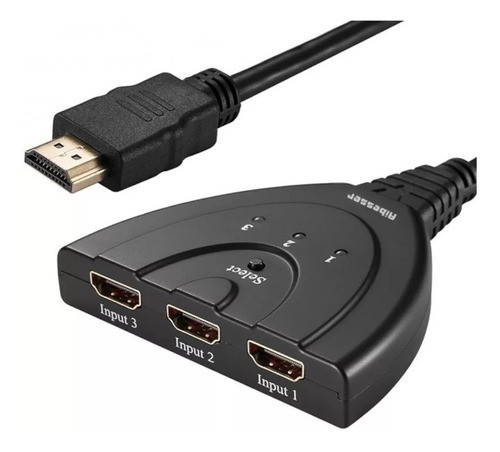 Switch Hdmi - 3 Entradas 1 Salida Full Hd 1080p 0